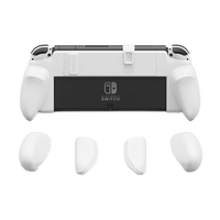 Skull&Co. Skull & Co.适用Switch OLED保护壳 直插底座不挡支架 兼容续航 NeoGrip 白色单品