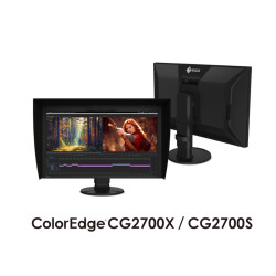 艺卓 CG2700X 专业色彩显示器 4K广色域显示屏 视频辑 摄影设计后期 监控印刷调色 黑色 CG2700X