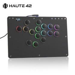 格斗键盘 树莓派 街霸6 游戏手柄 switch pc T系列 T16-PU 皮革款