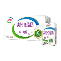 伊利 9月新货 伊利高钙低脂奶整箱250ml批发价中秋节日送礼好物