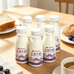 卫岗 鲜牛奶 原生A2β-酪蛋白鲜奶260mL*6瓶 巴氏杀菌 亲和好吸收
