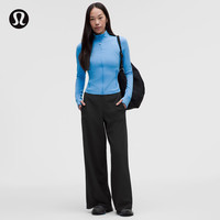 lululemon 丨Swift 女士阔腿裤 *徽标*亚洲版型 速干芯吸 LW5IDAA 黑色