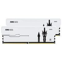 酷芯客 16GB套装 DDR5 6000 台式机内存条 剑客马甲条 C38 霜月白