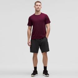lululemon 丨Pace Breaker™ 男士运动短裤 9" *内衬款 LM7B87S 黑色