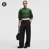 lululemon 丨Swift女士阔腿裤 腰部徽标 常规款*常规版型 LW5HEVS 黑/白