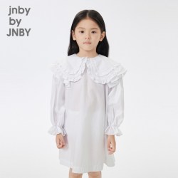 jnby by JNBY [花边领]江南布衣童装春长袖连衣裙宽松翻领女童儿童jnbybyjnby