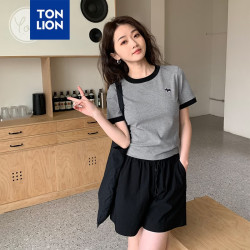 唐狮 女休闲裤