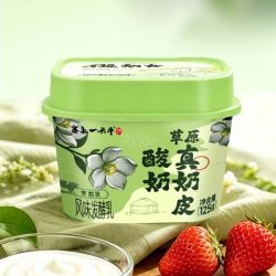 塞上一头牛 草原真奶皮酸奶茉莉味(8杯装) 0香精0防腐剂低温酸奶