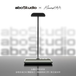 水月雨 x AboStudio 头戴耳机支架全铝合金耳麦挂架展示架游戏耳机托通用放置架桌面收纳 耳机支架