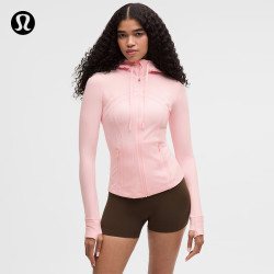 lululemon 丨Define 女士连帽夹克 *Nulu™ 芯吸 LW3HWBS 珍珠粉