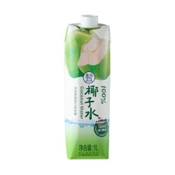 盒马 100%椰子水 1L*1盒 果汁饮料