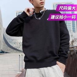 NIKE 圆领卫衣男装上装加绒保暖运动服套头衫