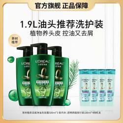 巴黎欧莱雅 茶树植萃去屑净油洗发露500ml
