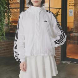 adidas 三叶草 春秋季潮流时尚运动休闲日常女子夹克外套