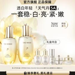 后 天气丹花献光彩紧颜礼盒装 (滋养液150ml+25ml+滋养乳110ml+25ml+滋养霜10ml+补奢养安瓶精华液8ml+洁肤露50ml)