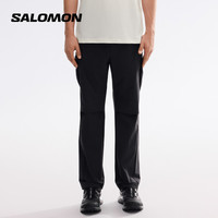 萨洛蒙 男款 户外运动日常透气工装休闲长裤 AMPHI LIGHT CARGO PANTS 黑色C24083 L 175/76A