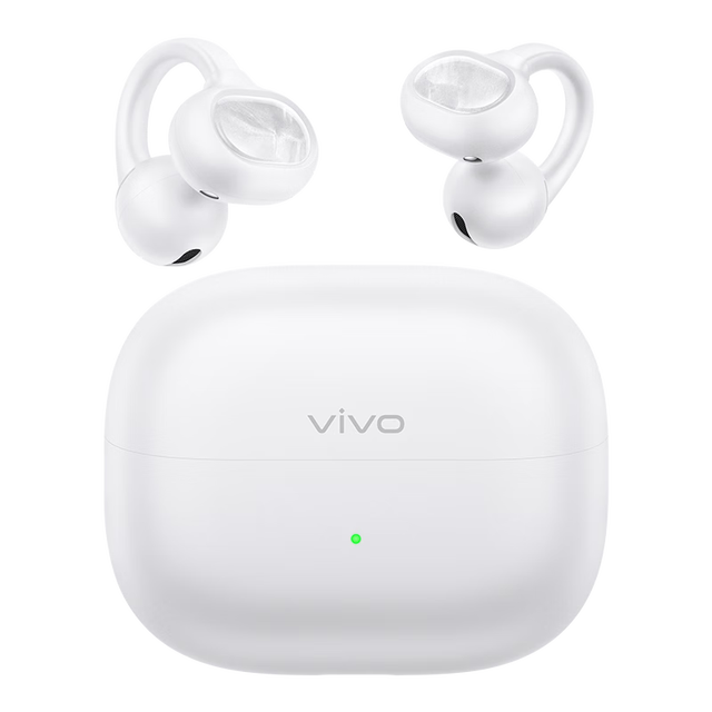 今日必买：vivo Buds Clip 耳夹式蓝牙耳机 月光白