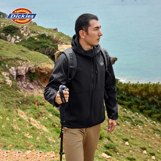 Dickies 防风保暖加绒 黑色 S 男士夹克