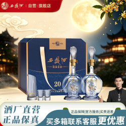 西凤酒 酒海窖龄 20年 52%vol 凤香型白酒 500ml*2瓶 礼盒装