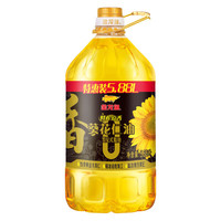 金龙鱼 零反式脂肪鲜榨原香葵花仁油压榨一级 5.88L*1桶 +400ML*1瓶共（6.28L）