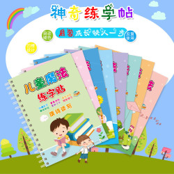 童林鸟 一年级字帖儿童控笔训练小学生早教智能玩具乐器儿童桌面游戏玩具 儿童凹槽绘画本随机一本