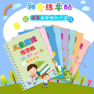 童林鸟 一年级字帖儿童控笔训练小学生早教智能玩具乐器儿童桌面游戏玩具 儿童凹槽绘画本随机一本