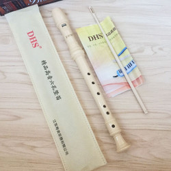 红双喜 高音德式竖笛8孔学生课堂用儿童初学八孔成人牧童笛子  DHS标配