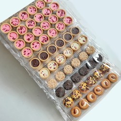 9味曲奇饼干灌浆塔壳坚果整箱摆摊酒店商用儿童零食烘焙甜品甜点