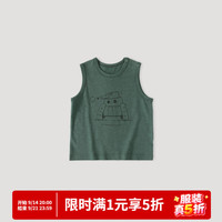 巴厘小猪 男童背心夏季莫代尔棉薄款无袖上衣 小泡墩墩 73
