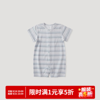 巴厘小猪 婴儿衣服夏季薄款短袖新生儿哈衣
