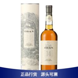 OBAN 品牌推荐 Oban 欧本单一麦芽苏格兰威士忌 高地产区 进口洋酒 欧本14年 700mL 1瓶