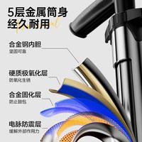 英克莱便携打气筒法嘴美嘴省力高压自行车电动车通用一筒多用
