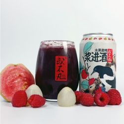或不凡 浆进酒杨梅草莓山楂果泥精酿啤酒6罐 浆进酒 树莓草莓芭乐  6罐