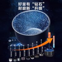 苏泊尔 电饭煲家用3L升智能电饭锅多功能小型煮饭锅不粘饭锅4-6人