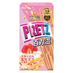 格力高 草莓牛奶味 饼干棒  草莓牛奶味45g 普通盒装