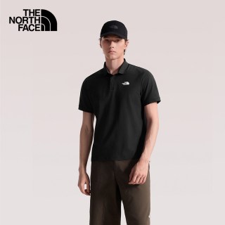 移动端：北面 速干衣短袖Polo衫男透气防晒衣运动户外TheNorthFace|87W2
