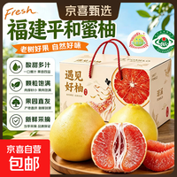 福建平和红心蜜柚 新鲜柚子新鲜福禄柚 净重4-5斤