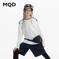 马骑顿[吸湿速干]MQD童装男童长袖T恤2026春季新款儿童抗菌透气休闲上衣 米白 120