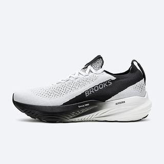 布鲁克斯 Glycerin StealthFit 甘油22 缓震跑鞋 白色 41