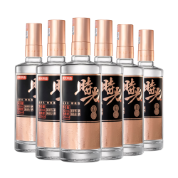 京东京造 时光佳酿金盖 高粱酒500ml*6瓶 中秋礼品