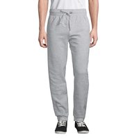 HANES 男式 Ecosmart 慢跑运动裤 黑色 淡灰色（Light Steel） Medium