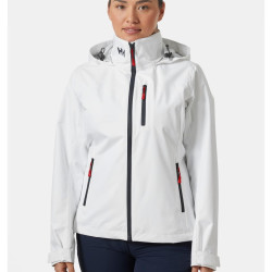 女士航海防水夹克 轻量保暖 户外登船外套 001 White Medium