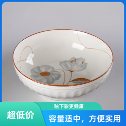 9英寸电子浮雕琉璃岁月汤碗