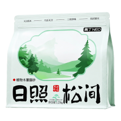 奥丁 纯植物木薯猫砂 海盐除臭 1.25kg