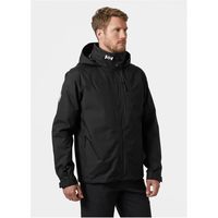 H/H海丽汉森 男士 Crew Hooded Midlayer 2.0连帽防水夹克外套 990 黑色 X-Large