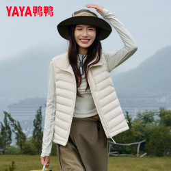 鸭鸭羽绒服 2026新款鹅绒内胆排骨羽绒马甲背心叠穿轻薄保暖外套 YE6C603442Y