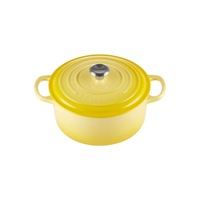LE CREUSET 酷彩 纯铸铁珐琅锅 桔黄色 24cm