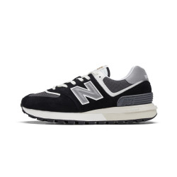 new balance 574LG 系列 U574LGG1 厚底黑色运动休闲鞋 同款