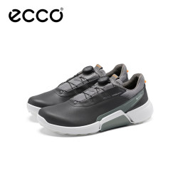 ecco 高尔夫鞋男款 秋季防水BOA旋钮运动鞋 健步H4108504 灰色42A