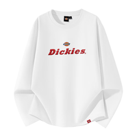 Dickies 纯棉宽松 黑色 L 男士长袖T恤